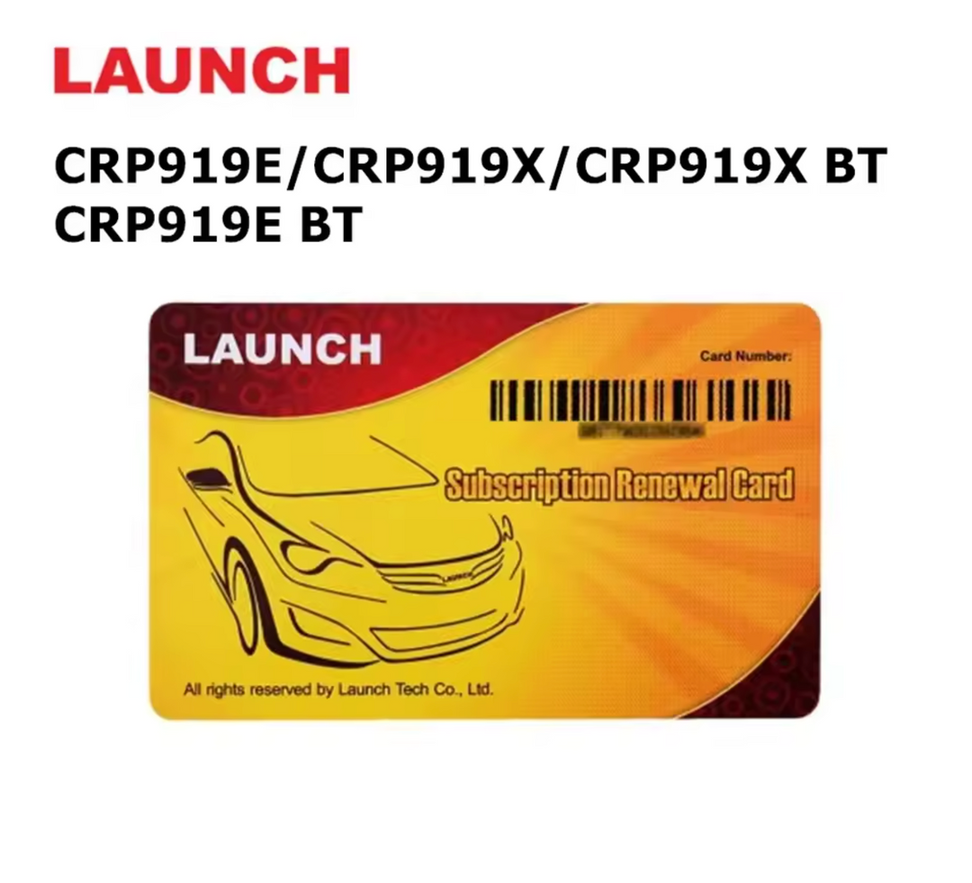 Abbonamento annuale per aggiornamento software per scanner Launch CRP919