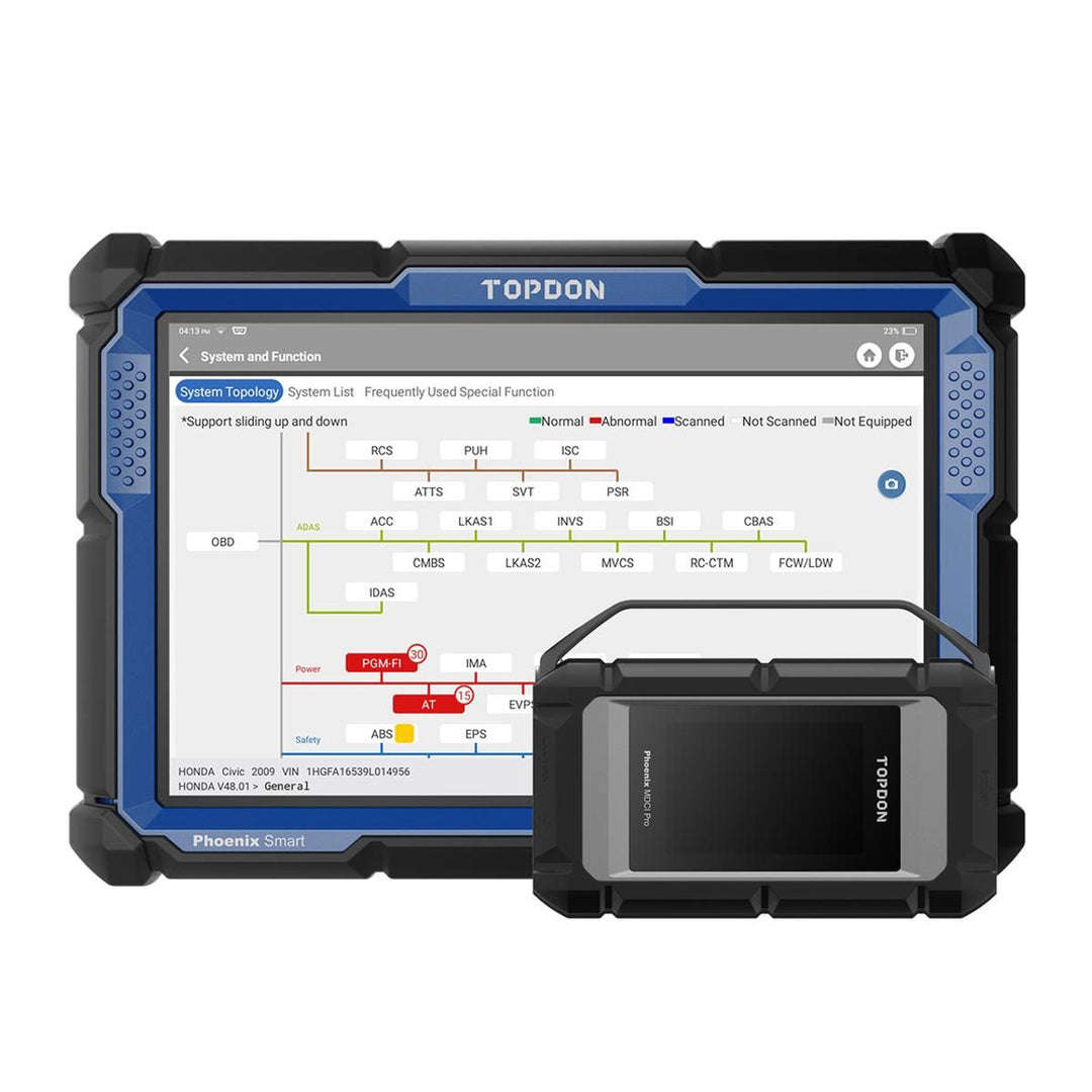 TOPDON Phoenix Plus 2 Diagnostic Scan Tool | Advanced OBD2 & Bi ...